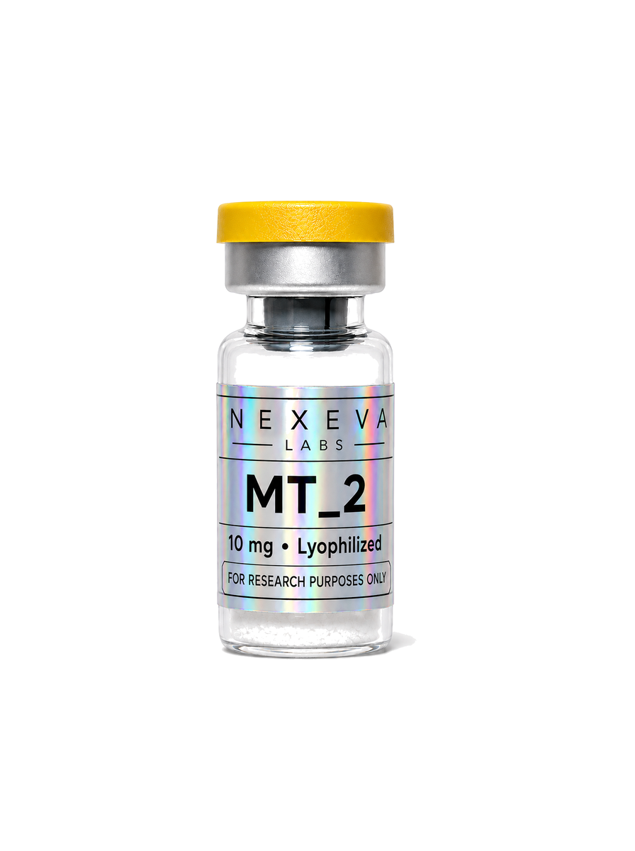 MT_2 (Melanotan II) research peptide vial