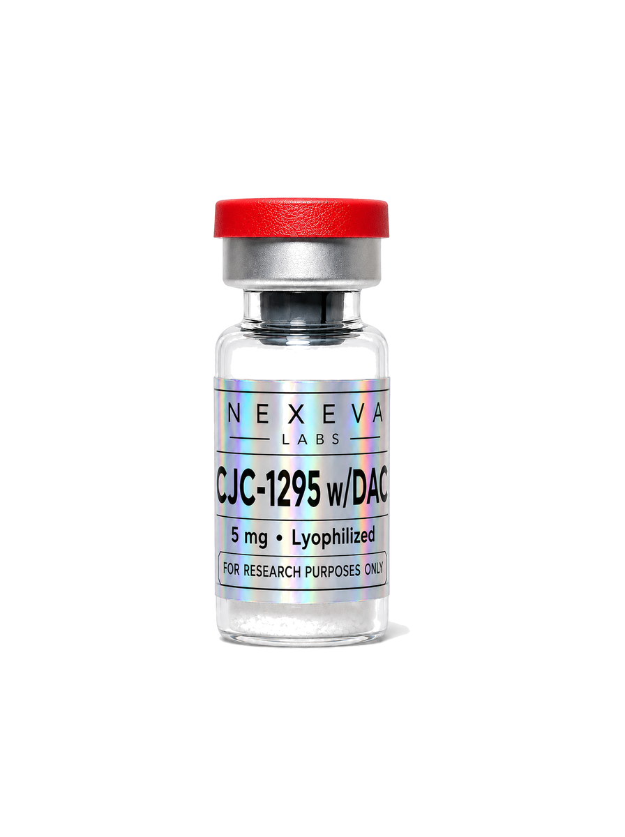 CJC-1295 w/ DAC research peptide vial