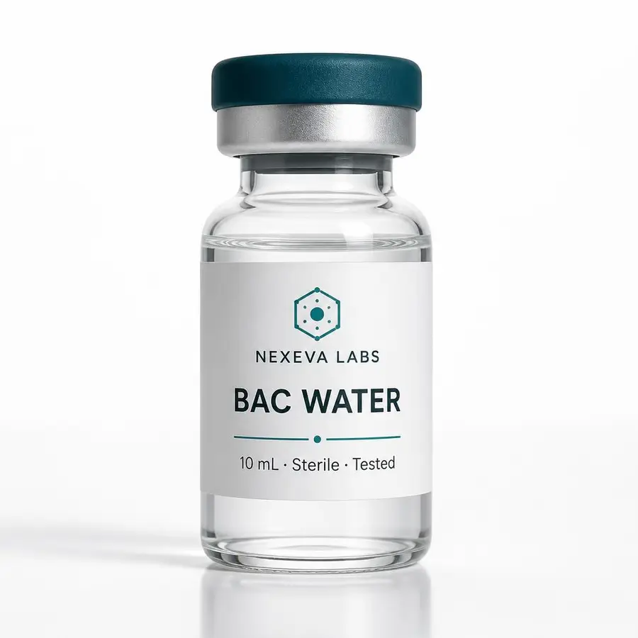 BAC Water (Tested) research peptide vial