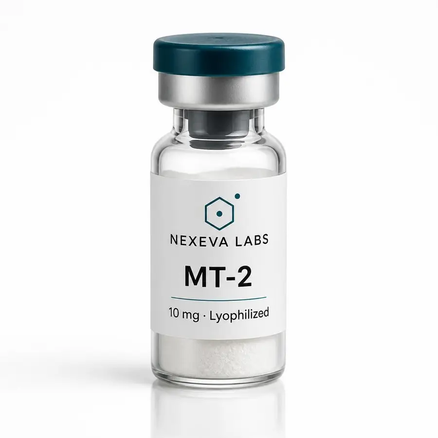 MT_2 (Melanotan II) research peptide vial